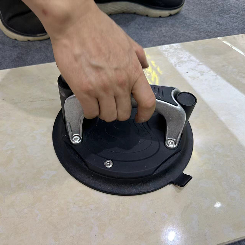 9&rdquo; Pump Suction Cup With pressure gauge. Suction lifting, Vacuum suction cup with monitor,glass vacuum sucker  heavy duty 9 inch Vacuum hand Pump granite glass suction cup lifter for hand tools
