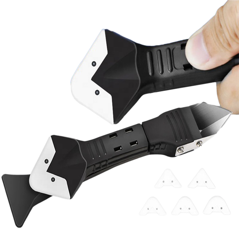 Caulking Tool Kit Caulking Silicone Sealant Finishing Tools Grout Scraper Reusable Caulking Tools