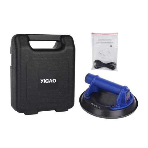 Custom Wholesale Glass Rubber Suction Cups Manufacturers –Lifting tool 8inch heavy duty electric vacuum suction cup for tile/stone/glass lifter– YIGAO detail pictures