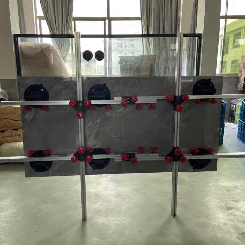 Large Format Carrying Frame Handing Tools Big Tile Carrier Heavy Duty Slab Trans With 6 Vacuum Suction Cups,stone Installation Handling Lifter Tools